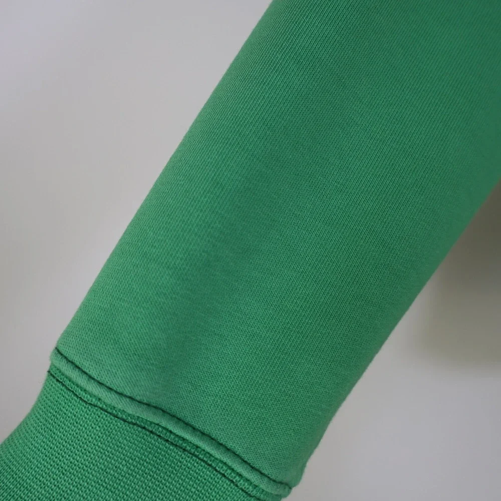 Vintage Y2K Nike Sportswear Full‎ Zip Jacket XS Green Gold Swoosh Fleece